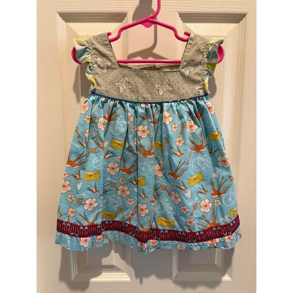 Matilda‎ Jane (It's A Wonderful Parade) Love Letter Shabby Top Size 4